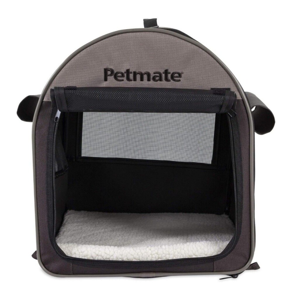Petmate Portable Pet Home - Fabric Travel Crate -  Small Brown - Picture 5 of 9